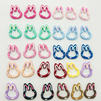 Mousquetons porte-clés Lapin Printemps pour bouteilles d'eau, sacs, sacs à dos, sacs à main, laisses de chien, accessoires de décoration DIY, breloques et pendentifs