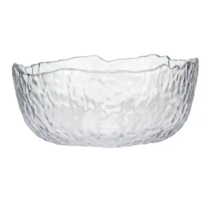 Стеклянная миска 1.1L, салат, фруктовый ледник, современная цена, низкая цена, прозрачное классическое винтажное стекло Qianli