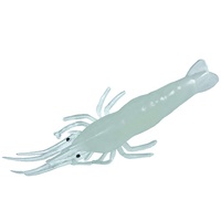 10 pièces/sac haute qualité réaliste doux crevette pêche Simulation crevette lumineuse artificielle crevettes appâts leurres avec goût de poisson
