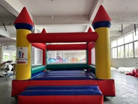 Château gonflable personnalisé en PVC avec toboggan, trampoline, licorne, 5x3,5 m, marque QY, modèle QY001, Chine