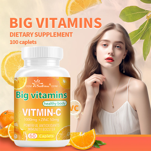 Tabletas <span class=keywords><strong>de</strong></span> Vitamina C y <span class=keywords><strong>Zinc</strong></span> <span class=keywords><strong>de</strong></span> Marca Propia <span class=keywords><strong>de</strong></span> Source Factory para Adultos, <span class=keywords><strong>que</strong></span> Mejoran la Inmunidad y Resisten la Oxidación - Product Image 3