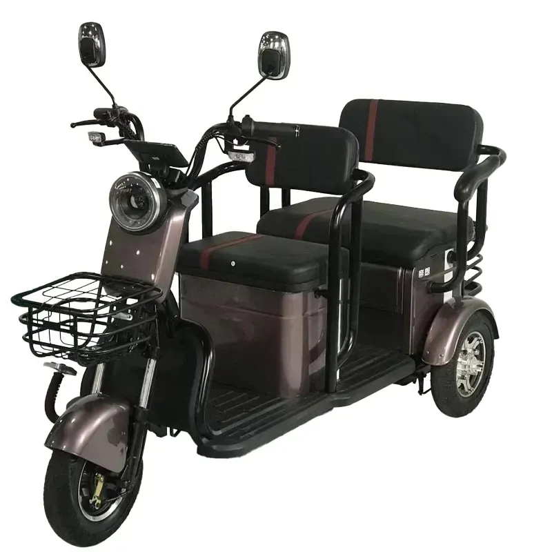 Penjualan pabrik Cina sepeda listrik 3 roda sepeda roda tiga listrik untuk penumpang