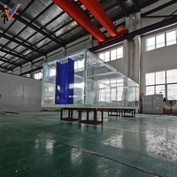 Fourniture directe d'usine nouveau style grand aquarium, aquarium acrylique, taille: 4x2x3 pieds