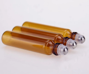 Flacons roll-on en verre ambré mince de forme cylindrique carrée <span class=keywords><strong>JW</strong></span> H6640 5 ml 10 ml 60 ml, flacons d'huile essentielle, surface imprimée, bille en métal - Product Image 6