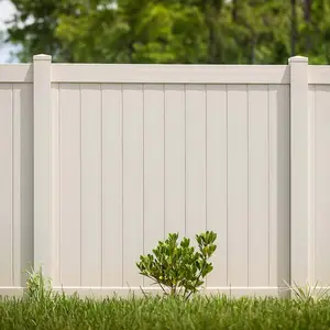 6ft.H x6ft.W Customizable Privacy PVC Plastic Vinyl Coated Garden Fencing for Ho