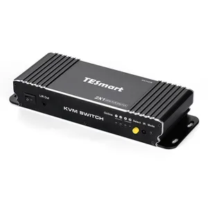 TESmart Tunggal/4Port/8Port/16Port HDMI KVM Monitor Konsol Pc Komputer KVM Switch Ahli Dukungan 4K 60Hz HDCP