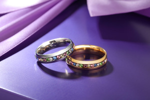 Star Cocktail <b>Ring</b> Stainless Steel Unisex Modern Fashion Jewelry Waterproof Hypoallergenic - Product Image 3