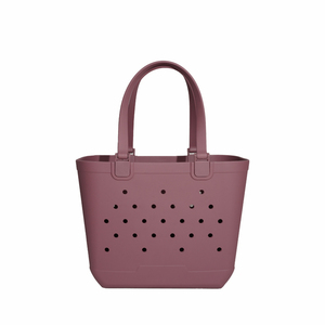 大容量カスタムEVAシリコンビーチバッグユニセックス手描きロゴ柄新モデル防水ラバートートトラベルオープン - Product Image 2