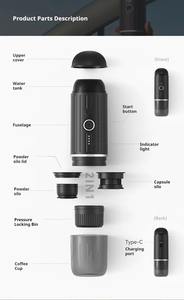 USB 19 Bar calefacción 2 en 1 portátil Brew <span class=keywords><strong>Barista</strong></span> Cápsula de café automática goteo viaje Espresso máquina de café eléctrica - Product Image 6