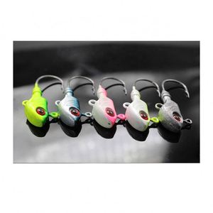 Testa di giga colorata per pesciolino con gancio Ultra puntale per trematode e Bass Fishing ORJD migliore all'ingrosso - Product Image 5