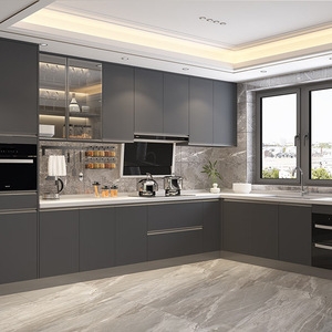 Armoire de cuisine de luxe prête à monter armoire de cuisine moderne ensemble de meubles de cuisine - Product Image 4