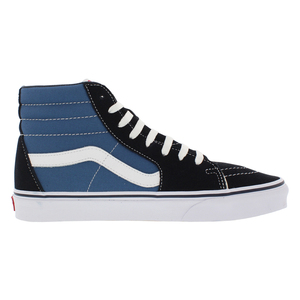 Vans Sk8-Hi Chaussures de skate pour hommes Bleu Noir Blanc Style classique à tige haute - Product Image 2