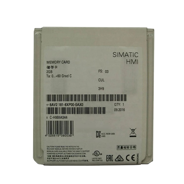 Original Industrial Plc Parts for 6av2181-8xp00-0ax0 6av21818xp000ax0 Simatic Hmi Memory Card