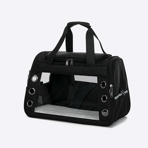 Toptan yeni tasarım evcil hayvan taşıyıcı fantezi nefes köpek/kedi seyahat çantası taşınabilir açık Polyester fermuar kapatma plastik malzeme - Product Image 2