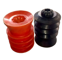 Bouchon de cimentage supérieur et inférieur en caoutchouc standard API 10000, 4 1/2'' 14.14-20'' 9.50-11.60mm pour le cimentage en champ pétrolier