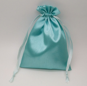 Small Custom logo Silk Drawstring Pouch Bag Satin Jewelry Bags Satin Pouch Wholesale - Product Image 3