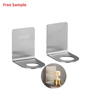 Shelf Holder For Bathroom Gel Bracket Soap Dispenser Metal Wall-mounted Liquid Wall Mounted Shampoo Hook Shower Bottle Rack