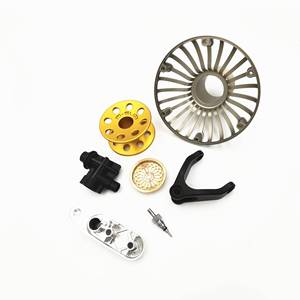 Large milling machine, used for auto parts and custom CNC machined parts, brass, titanium, aluminum alloy - Product Image 1