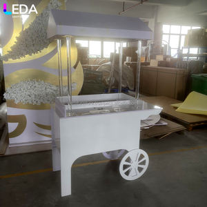 LEDA 2025 Best-Selling Customized PVC Champagne <b>Car</b> Party <b>Wedding</b> Event Supplies with Wheels - Product Image 3