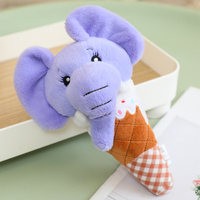 Peluche animale mignonne en forme de crème glacée, douce et moelleuse, panda, mouton, lapin, poupées en peluche pour enfants, cadeaux