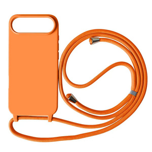 Étui de téléphone en corde orange pour <span class=keywords><strong>iPhone</strong></span> 17 Pro Max souple collier en TPU bandoulière lanière étui de téléphone pour <span class=keywords><strong>iPhone</strong></span> 17 Pro, 17 Air - Product Image 3
