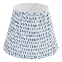Abat-jour en tissu lin, texture vintage, franges et plis, pour lampe de table ou lustre