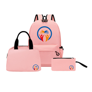 Set Of 3 School Bags For Girls - Backpack, Shoulder Bag & Pencil Case, 30x16x45cm, Black - View #9