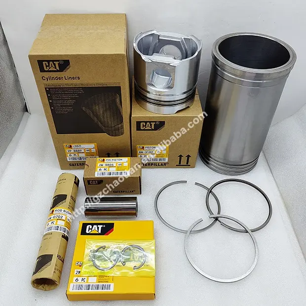 Construction machinery parts overhaul gasket CAT 3306 engine rebuild kit 3306 liner kit with piston 8N3182