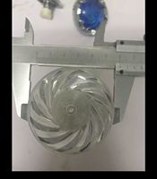Kit de coque de lumière LED à pixels en spirale transparente colorée E10 E14 60 mm, cabochon LED, lumière d'amusement, boîtier extérieur