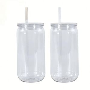 Vaso de Plástico de Doble Pared de 16 oz con Diseño de Lata de Refresco y Base para Té de Burbujas - Product Image 1
