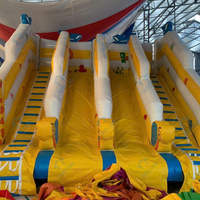 Toboggan aquatique gonflable Thuy Linh pour parcs d'attractions, château gonflable, taille personnalisable, matériau PVC, installation facile, application de jeu