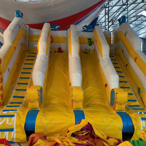 สวนสนุก สไลเดอร์น้ำเป่าลม บ้านลมขนาด 6ม. x 6ม. วัสดุ PVC สำหรับเล่นเกม ติดตั้งง่าย คุณสมบัติพิเศษ เวียดนาม - Product Image 2