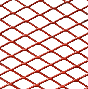 <b>Plastic</b> coated medium flatten expanded metal <b>mesh</b> for fence or ventilation available for customizing - Product Image 1