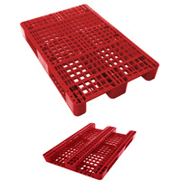 Palette en plastique HDPE à grille, économique, pour la chaîne d'approvisionnement et l'expédition, 1200*800 mm