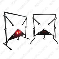 Jeu de carnaval interactif : Cabine de réaction LED interactive avec défi de chronométrage et test de coordination oculaire multiple sur panneau lumineux