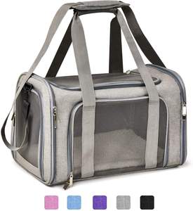 Pet <strong>Carrier</strong> Bag Hot Sale High Quality Durable Expandable Airline Approved Cat Bag Pet Cages <strong>Carrier</strong> for Travel - Product Image 1