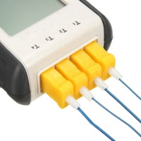 Sensor Probe Termometer Termokopel Tipe K Digital Penguji Suhu Industri -200C-1372C Saluran Ganda