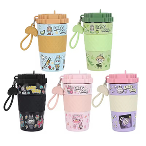 Portable Vacuum Thermos <b>Cup</b> <b>Large</b> Capacity Stainless Steel Water Coffee <b>Cup</b> Children's Women's Design Heat Preservation Outdoor - Product Image 1
