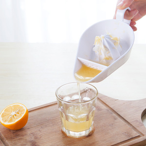 Presse-agrumes manuel en plastique pour jus d'orange, citron, citron vert, avec poignée de bol et bec verseur - Product Image 2