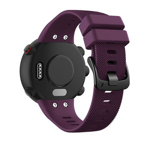 Bracelet de remplacement en silicone souple pour montre connectée Garmin <span class=keywords><strong>Forerunner</strong></span> <span class=keywords><strong>45</strong></span> 45s – Accessoires - Product Image 1