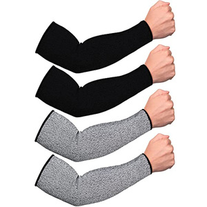 Mangas de seguridad HPPE para <span class=keywords><strong>trabajo</strong></span> al aire libre, protector de brazo resistente al desgaste, 45cm, venta al por mayor, Nivel 5 - Product Image 1