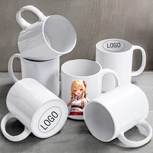 Tasse à café en céramique blanche de 11 oz du fabricant <span class=keywords><strong>BestSub</strong></span> de haute qualité, vierge de sublimation, passe au micro-ondes - Product Image 4