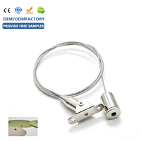 Kit de fixation de câble réglable en acier inoxydable pour panneau acoustique et luminaire