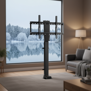 Soporte motorizado para TV de 32-70 pulgadas, altura ajustable, capacidad de carga de 154 libras, control remoto para cine en casa - Product Image 2