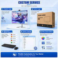 OEM 23.8 Inch Gaming AIO PC Intel Core I7 12700F 16GB DDR4 512GB NVMe SSD GTX 1660S 6GB All in One Desktop Monoblock White