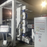 Machine de fabrication de bannières en PVC à commande servo intelligente, réglage automatique de l'épaisseur, ligne d'extrusion de haute précision