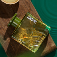 Bouteille en verre de diffuseur de roseau de luxe en gros 200ml 100ml bouteille vide carrée de diffuseur de parfum avec boîte