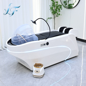 Luxuriöser elektrischer japanischer Salon-Kopfmassagestuhl mit Haarwaschbecken - Product Image 1