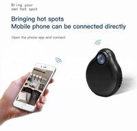 Mini caméra de sécurité domestique WiFi Full HD 1080P avec vision nocturne, fonction Nightshot sans fil, prend en charge la carte mémoire, imagerie CMOS