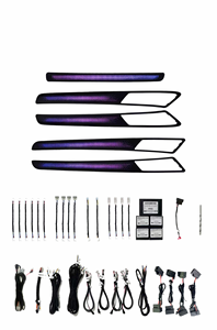 Luce Ambientale con Controllo Schermo per VW Golf 7 e Golf 7.5 dal '14 al '21 Dinamica <span class=keywords><strong>Sinfonia</strong></span> Arcobaleno - Product Image 6